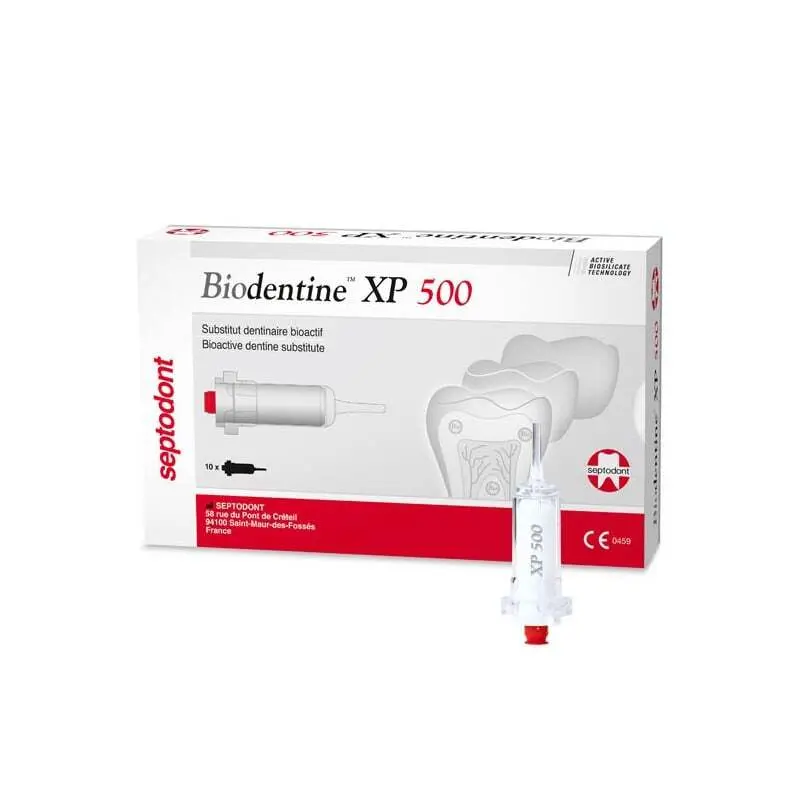 BIODENTINE XP 500 Piston Rojo 10u Septodont