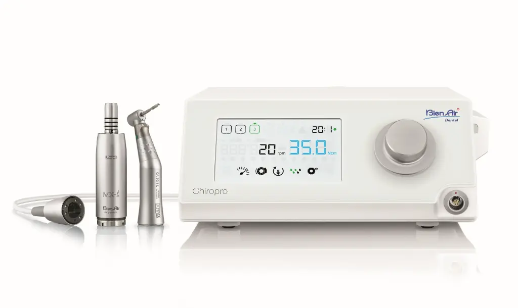 Chiropro 3RD GEN + Contra ángulo 20:1 L + TRIOPACK Mantenimiento Bien Air 