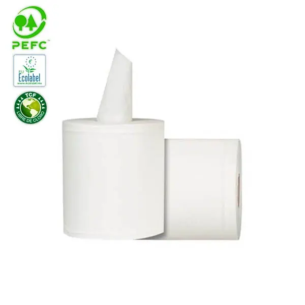 Papel secamanos 1 capa 266m x 19cm textura lisa 1 bobina 665 servicios 