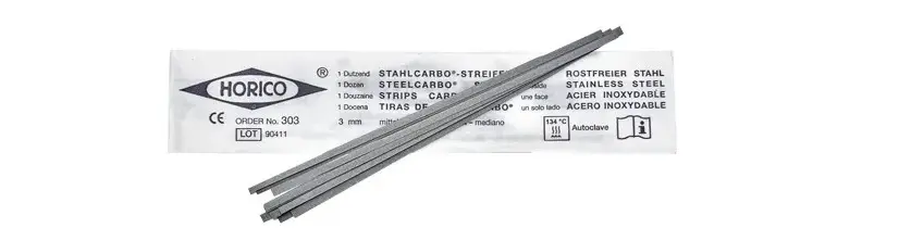 Tiras acero de separar 1 lado 3mm  12u - HORICO 