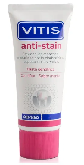Vitis Antistain pasta dentrifica 50 ml sabor menta