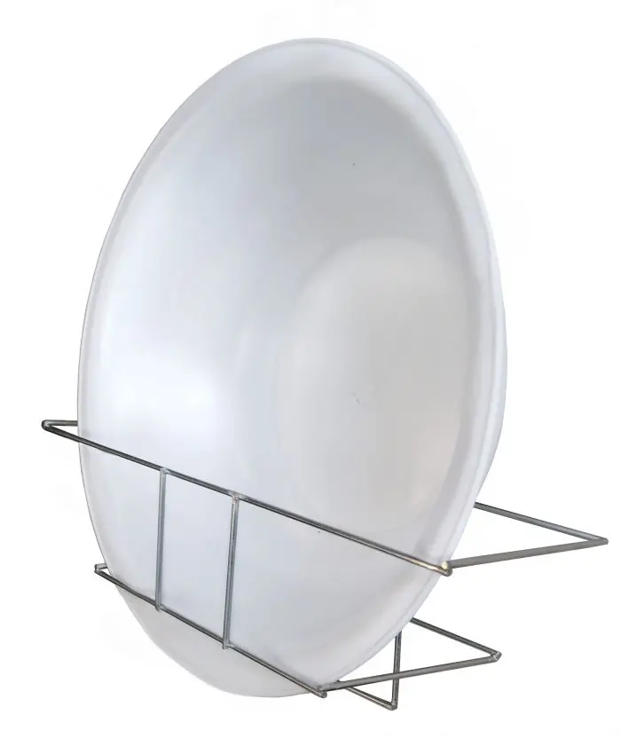 Soporte metálico palangana 30 cm a pared 