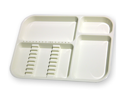 Bandeja compartimentada reutilizable 35x27cm