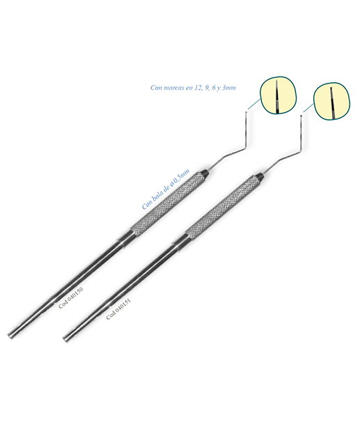 Sonda calibrada periodontal