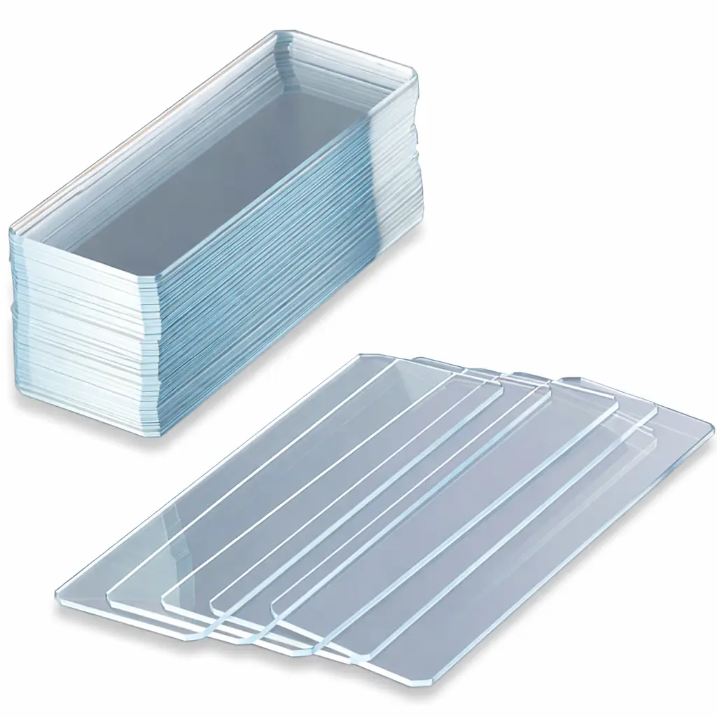 Portaobjetos cristal 50u