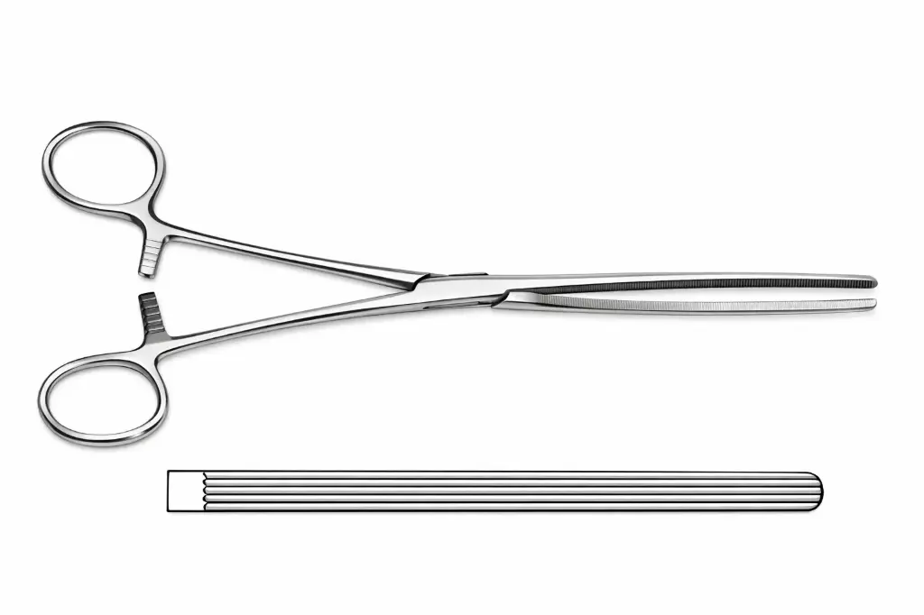 Pinza Clamp intestinal recta