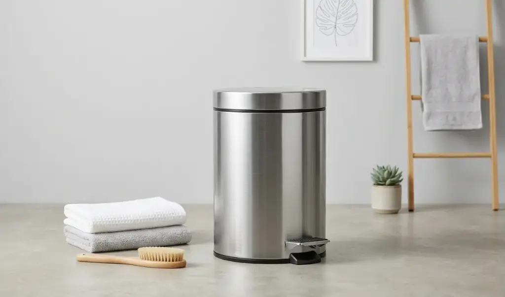 Cubo residuos pedal 5 litros Acero inoxidable