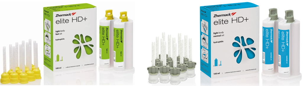 Elite HD+ Light Body 2x50ml + puntas mezcla Zhermack