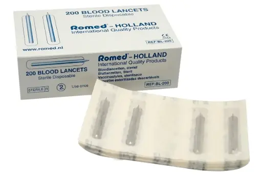 [010100] Lancetas estériles 200u Romed