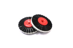 [PUL2C8280] Cepillo Hatho 80mm pelo negro+interior silicona