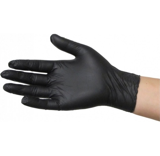[12140] Guantes de nitrilo negro sin polvo Sensitive 100u Sanyc