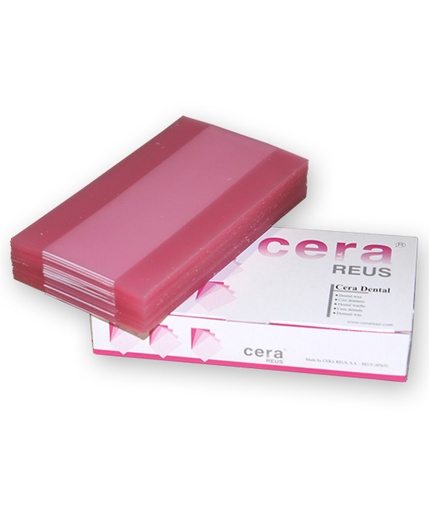 [22001000] Cera rosa modelar de 1,5mm climas cálidos 20 placas  450g - Reus