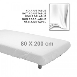 [01093410] Sábanas camilla desechables no ajustables 80x200 cm Caja 100u