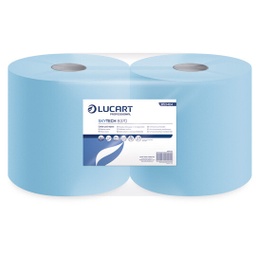 [N01083] Bobina industrial 2 capas azul 608m (2u) Bulkysoft