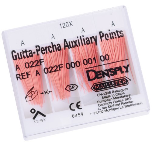 [13989] Puntas de Guttapercha Pirata Maillefer 24mm 120u 