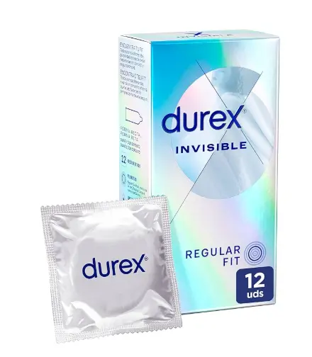 [N01266] DUREX INVISIBLE EXTRA FINO EXTRA SENSITIVO PRESERVATIVOS 12 UNIDADES