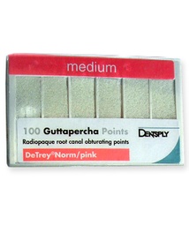 Puntas de Gutta-Percha Pirata Dentsply 100u xxfine