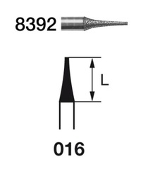 [8392.314.016] Fresa diamante stripping turbina Fig.8392314 cal.016 Komet 5u