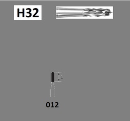 [H32.314.012] Fresa carburo turbina Fig.H32 cal.012 - Komet 5u
