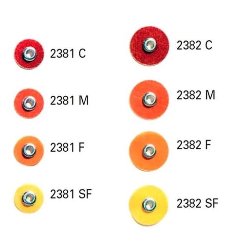 [14436] Discos 3M Pulir Plástico Sof Lex 2381-2382 85u 3M ESPE