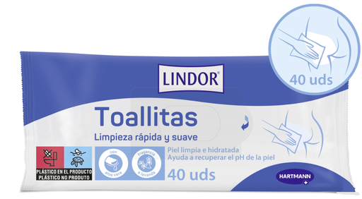 [167202] Toallitas Húmedas 40u LINDOR