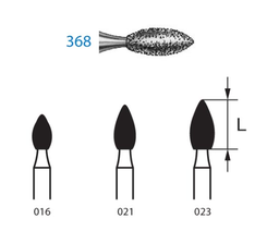 Fresa diamante turbina Fig.368314 - Komet 5u