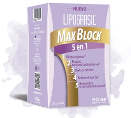 [N06437] LIPOGRASIL MAXBLOCK 5 EN 1 120 120 CAPSULAS