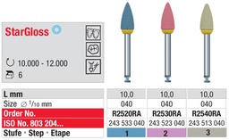 StarGloss Pulidor Cerámica Forma Bala RA 6u EDENTA