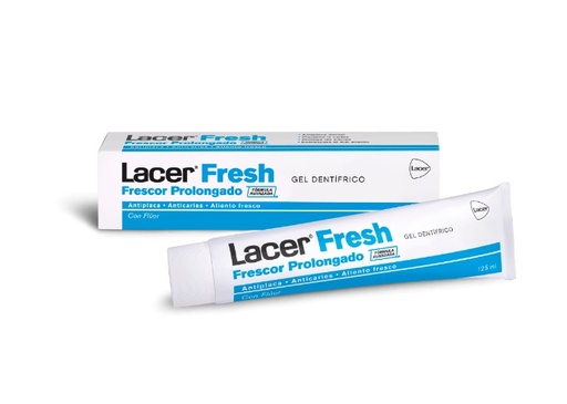 [N06886] Lacer Fresh frescor prolongado gel dentrífico 1 tubo 125 ml
