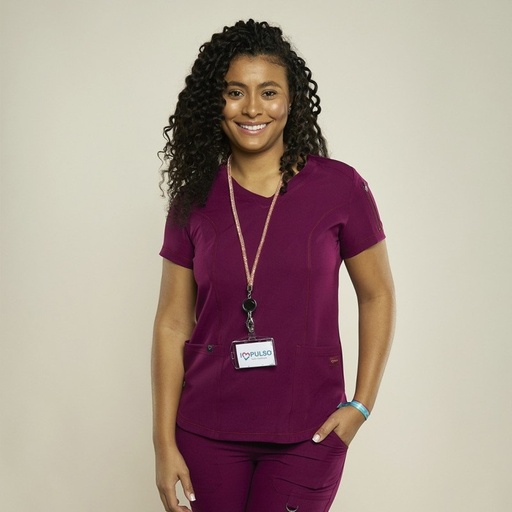 [17220] Casaca Mujer Zima Silvercare Color Vino Impulso