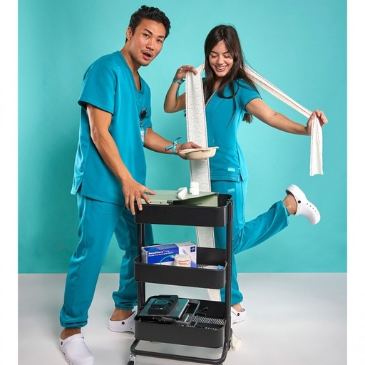 [17226] Pantalón Mujer Jogger Active Color Agua Marina Impulso