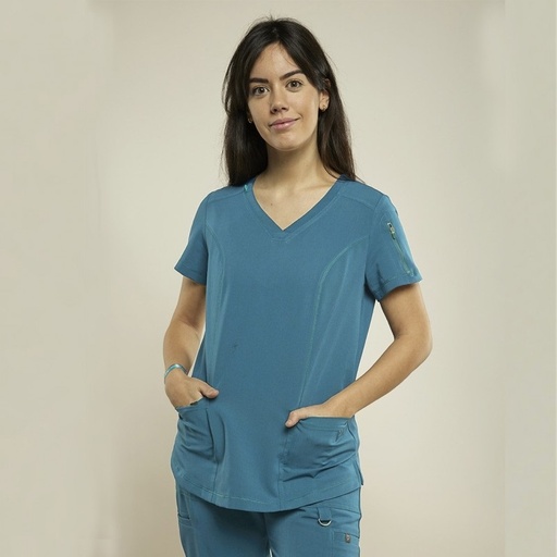 [17253] Casaca Mujer Loving Silvercare Color Agua Marina Impulso