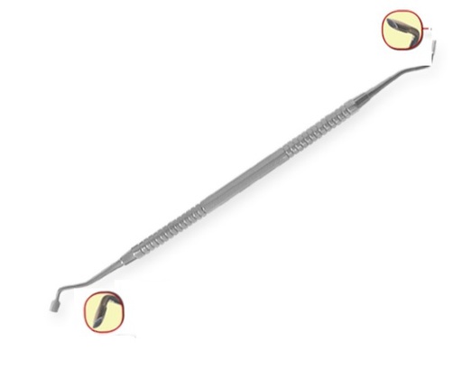 [O3009] Atacador amalgama doble punta lisa