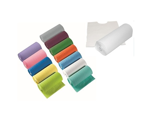 [1730] Babero rollo papel plástico PG30 610x530 mm 80u EURONDA