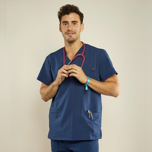 [17309] Casaca Hombre Cardio Color Marino Impulso