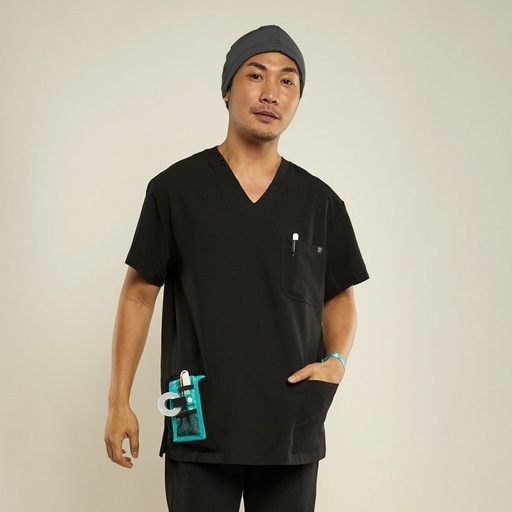 [17310] Casaca Hombre Cardio Color Negro Impulso