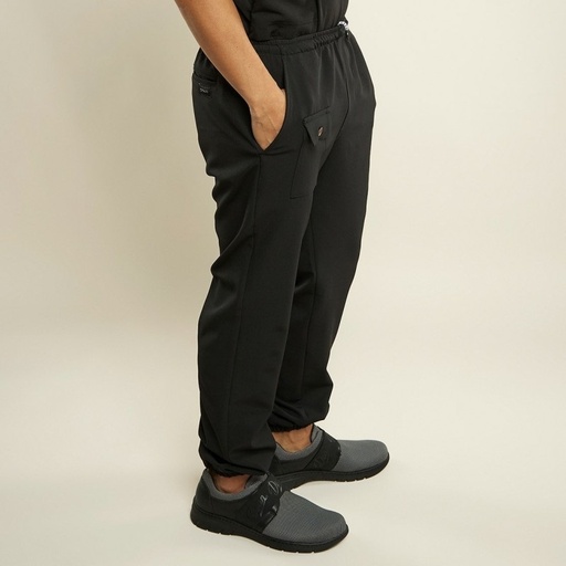 [17319] Pantalón Hombre Jogger Euphoria Color Negro Impulso