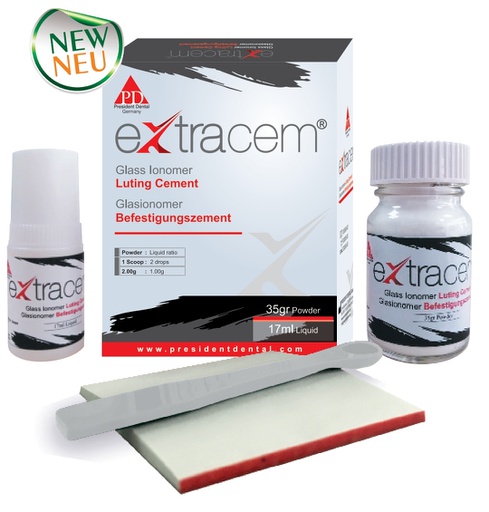 [PRD.100.ExC] ExtraCem cemento ionómero de vidrio President Dental