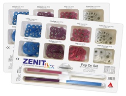 [PRD.01.ZP.SET.100] Kit discos de pulido para composite Zenit Flex Pop On( 240 discos + mandril + 20 strips )