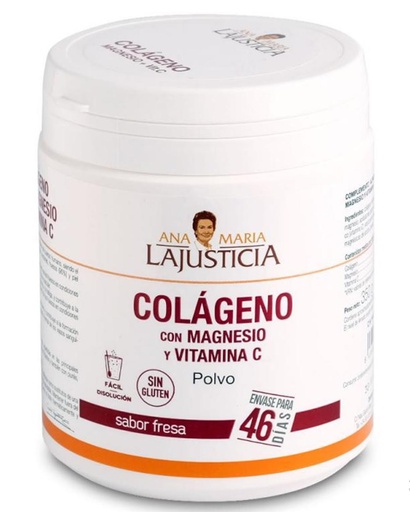[N08458] Ana Maria Lajusticia Colágeno con Magnesio en Polvo Sabor Neutro 350gr