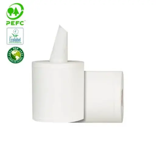 [N09104] Papel secamanos 1 capa 266m x 19cm textura lisa 1 bobina 665 servicios 