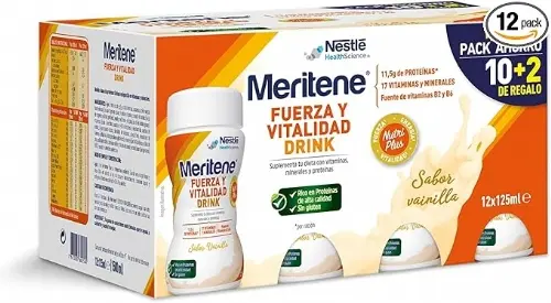 Meritene Drink 10+2 Gratis (12x180ml) Nestlé