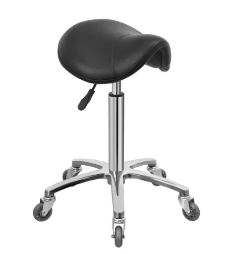 [A12.WPST01] Taburete giratorio silla montar sin respaldo Mod. ACTION Negro Weelko 