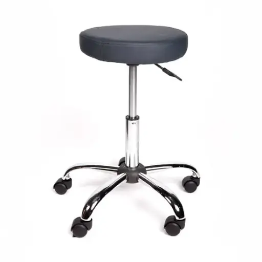 [MA03.A66] Taburete giratorio gas sin respaldo Mod. DISK Gris Weelko 
