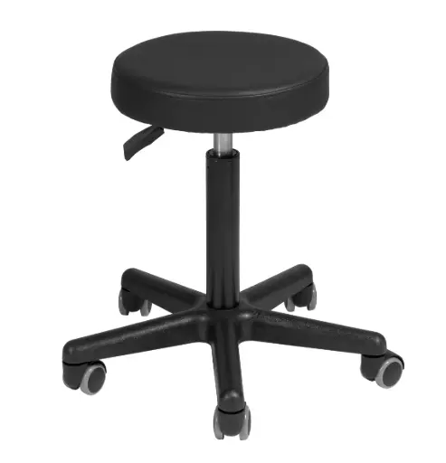 [A12.WPST03] Taburete plano gas sin respaldo Mod. DRIVE Negro Weelko