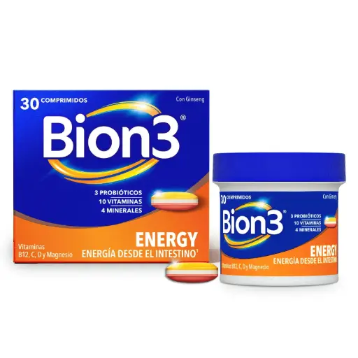 [N10126] Bion3 Energy 30 Comprimidos