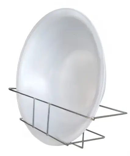 [N10354] Soporte metálico palangana 30 cm a pared 