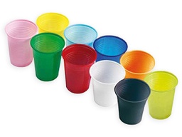 Vasos plástico 200ml 100u