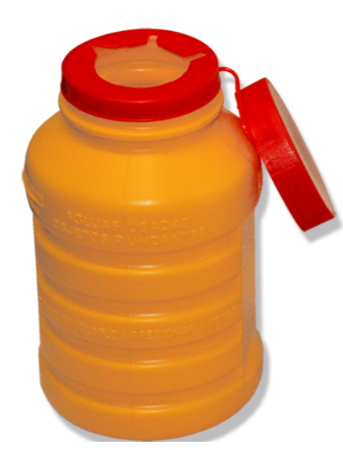 [010033] Contenedor material usado 1 litro 