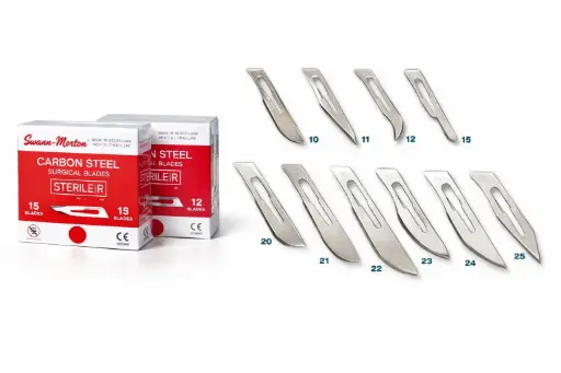 [3655] Hojas bisturí Swann Morton 100u